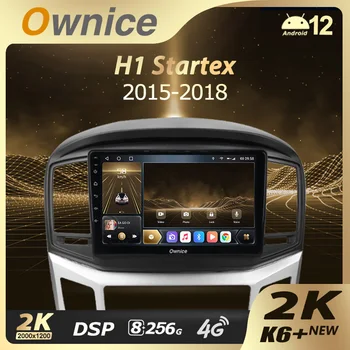 Ownice K6 + 2K за Hyundai H1 II 2 TQ 2015-2021 Авто Радио Мултимедиен Плейър Навигация Стерео GPS Android 12 No 2 Din DVD