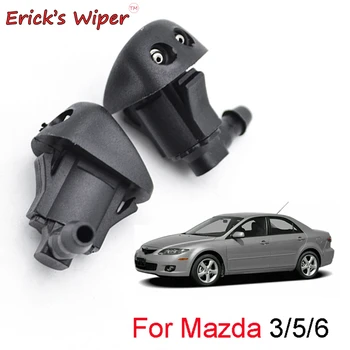 Чистачките Erick's Wiper 2 елемента един пулверизатор Чистачки за Миене на Предното Предното Стъкло За Mazda 3 MK1 2003 - 2009 Г. 5 MK2 2006 - 2010 6 MK1 2002 - 2008