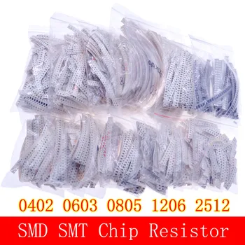0402 0603 0805 1206 2512 SMD-чип с фиксиран резистором 0 ω-10 Пз В обхвата на пакета
