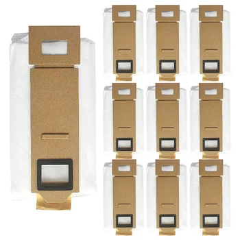 10 Опаковки Аксесоари за Торби За Прах Xiaomi Roborock S7 T7S T7Plus T7S Plus, Автоматична Станция за Засмукване на Торби За Прахосмукачка