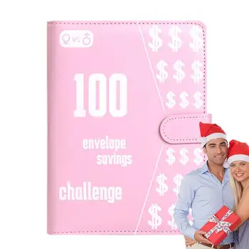 100 Пликове Задача спестяване на Пари Книга Задачи Икономии Конвертами Бюджетен Подвързия С Парични Конвертами За бюджета на пари в брой