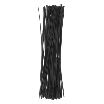 15-сантиметрови замазки от поцинкована тел, за усукване на кабела (черни)