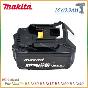 18V 3.0 Ah Makita С led литиево-йонна батерия заместител на LXT BL1860B BL1860 bl1850оригинальная акумулаторна батерия електроинструменти Makita