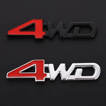1X Метален Стикер 4WD 3D Хромирана Емблема на Иконата на Стикер За Стайлинг Автомобили Alfa Romeo MiTo, Giulietta 147 156 166 stelvio