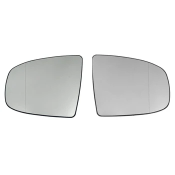 2 Бр Огледалото за Обратно виждане на Колата Странично Огледално Стъкло С Подгряване + Корекция За BMW X5 E70 2007-2013 X6 E71 E72 2008-2014, Дясното и Лявото