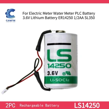 2 елемента LS14250 за электросчетчика, брояч вода, АД-батерия 3,6 В една литиева батерия ER14250 1/2 AA SL350