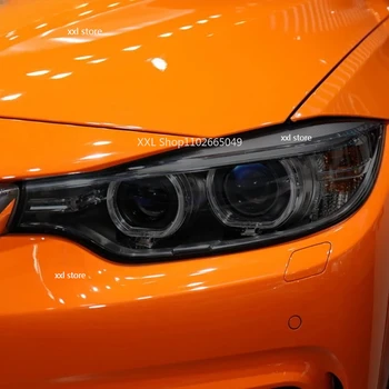 2 елемента Защитно Фолио За Фарове Предни Светлини TPU Срещу надраскване Цвят Фарове За BMW 4 Series F32 F33 F36 2013-2020