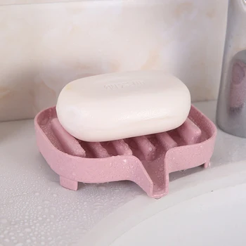 2 елемента минималистичная кутия за сапун със свеж дренаж, креативната кутия за сапун със стълби, минималистичная кутия за сапун от пшеничен пластмаса, голяма препарат за съдове
