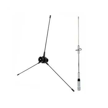 2 Комплекта електронни аксесоари: 1 Комплект антена UHF-F 10-1300 Mhz Антена и 1 Комплект двухдиапазонной антена UHF / VHF 144/430 Mhz 2.15