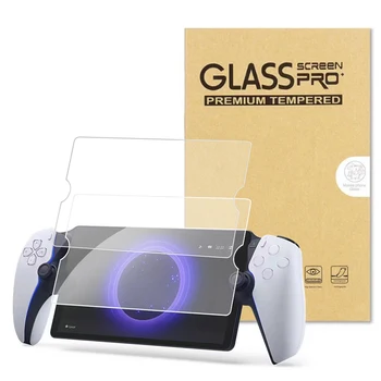 2 Опаковки със Защитно фолио за екрана със защита От Пръстови отпечатъци Закалено Стъкло Твърдост 9H за PlayStation Portal Remote Player 8 през 2023 г.