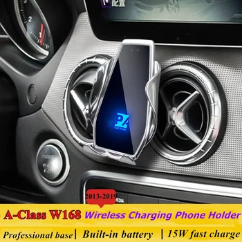 2013-2018 За Mercedes Benz A-Class W168 Притежателя на мобилен телефон Безжично зарядно устройство, щипка за автомобилна Навигация скоба GPS Поддръжка