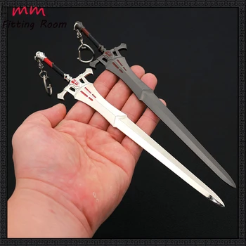 22 СМ Сплав Tifa миниатюрни оръжия нож Аниме игра, Подходяща за подарък колекция куклено аксесоари