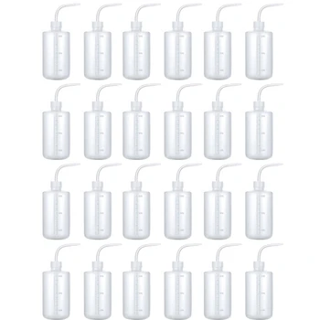 24шт Пластмасови Бутилки За Изстискване на Течности, Лабораторни Бутилки За Измиване на Бутилки Икономична Пластмасова Бутилка За Изстискване