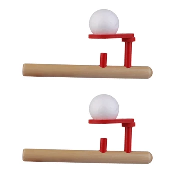 2X Класическите дървени играчки за игри с плаващи топки
