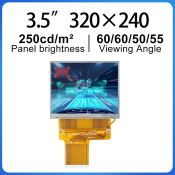 3,5-Инчов Дисплейный модул Baru Origina LTV350QV-F04 Tampilan Layar LCD Panel Pengganti Безплатно Pengiriman
