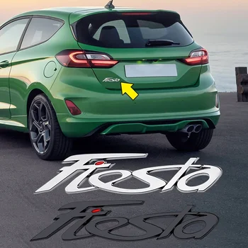 3D ABS лого За Ford Fiesta Mk8 Икона на Багажника В Задната Врата на Багажника 2017-2024 Автомобили Стикер Букви Върху Корпуса на Багажника Емблема Украса Аксесоар