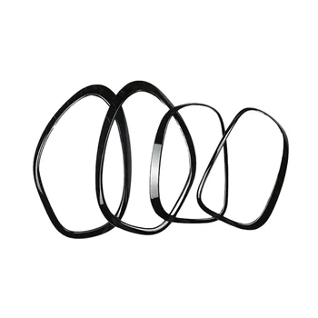 4 Опаковки за MINI Cooper Countryman R60 2011-2016 Рамка отпред и отзад фарове, пръстен, накладки, Аксесоари за стайлинг на автомобили