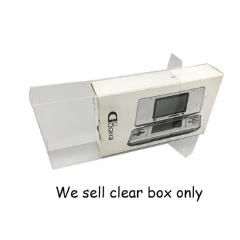 50ШТ Прозрачна защитна кутия за игрова конзола NDS японската версия, цветна кутия за домашни любимци, кутия за съхранение на дисплея