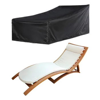 75 размери, мебелен водоустойчив калъф за ротангового на масата, на кубичен стола, дивана, защитен калъф за градина и двор от дъжд, черно и сребристо
