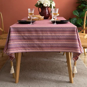amerykański prostokątny obrus zmywalny na na piknik świeżym powietrzu kuchnia i świąteczny stół do jadalni