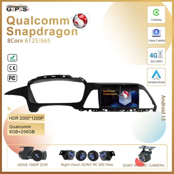 Android 13 За HYUNDAI SONATA LF 2015-2018 Qualcomm snapdragon Мултимедиен Радио Плеър, Видео Екран ДПС WIFI BT DVD No 2 DIN