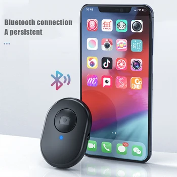 Bluetooth-съвместими с дистанционно управление затвор, акумулаторна камера, телефон, селфи-стик, дистанционно управление затвор за IOS, Android, iPhone