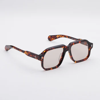 CHALLENGERI Висококачествени Дебели Ацетатные Vintage Слънчеви очила за мъже и жени Дизайнерско марка American Classic Square Модерни Слънчеви очила