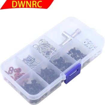DWNRC RC Screw Комплект за Ремонт комплект Скрепителни елементи За подмяна на радиоуправляемого кола 1: 8 1/10 (опаковка от 240 броя)