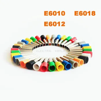 E6010 E6012 E6018 Крайните клеми за кабел с изолация от тръбата Кабелен Съединител клеми за кабели Изолиращ Клещи Connector кабели