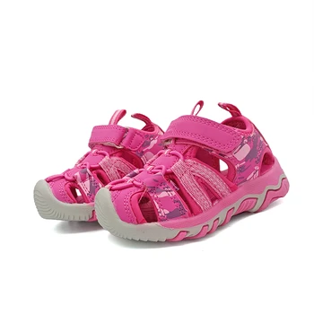 Fahion/ 1 чифт кожени детски сандали за момичета / момчета, лятна плажна обувки за момичета / момчета, по-високо качество