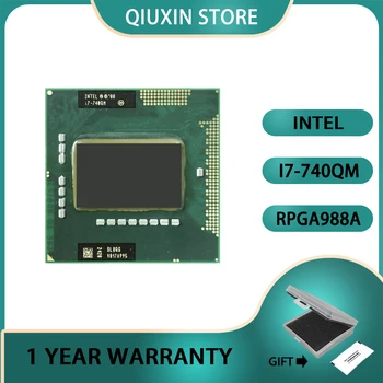 Intel Core i7-740QM i7 740QM SLBQG Ghz Четириядрен восьмипоточный процесор / rPGA988A CPU 6W 45W Socket G1 1.7