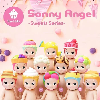 Kawaii Blind Box, Фигурка от серия Сони Angel Sweets, Мини-сладолед, Пластове Пудинг, Фигурки от шоколадови бонбони, Загадъчна Кутия, Чанта-изненада, Кукли-Играчки