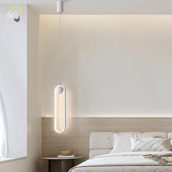 Led висящи лампи Nordic Подвесная лампа за Вътрешно осветление Начало декор Всекидневна с маси за хранене Кабинет Преминаване Нощна лампа в спалнята