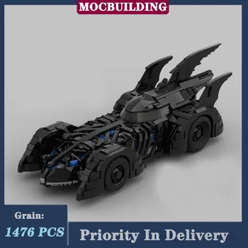 MOC Модел Бэтмобиля Градивен елемент на Серията UCS Колекция от Филми Играчки Подарък