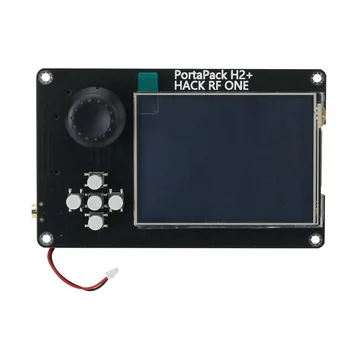 PORTAPACK H2 TCXO 3,2-инчов LCD дисплей със сензорен екран, алуминиев корпус за един СПТ