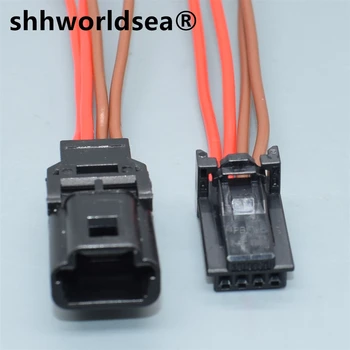 shhworldsea 4-контактни Автомобилни съединители 1379658 КОН PLUG shell обвивка 1379658-1 1379674-1 с кабели