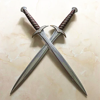 sting Sword 1:1 Оръжие Филм Cosplay Меч Подпори Ролева Игра Подарък Сигурност ПУ Зимен Мразовит Меч 104 см