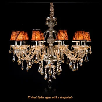 TEMAR Американски Стил Полилей Лампа Led Подвесная Свещ, Окачена Лампа Луксозни осветителни Тела за Дома Вила Хол