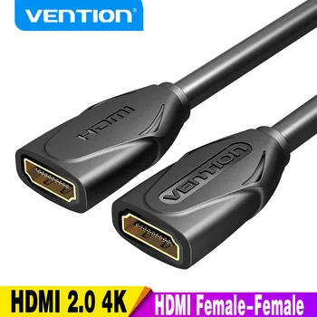 Vention HDMI Удължител 0,5 м 4 До/60 Hz HDMI Кабел 2,0 Женски Удължител на Кабела за PS4/3 HDTV Проектор HDMI Кабел, Удължител