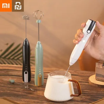 Xiaomi Youpin Акумулаторна батерия за Преносим Електрически Вспениватель мляко, Пеногенератор, Безжичен Ръчно Пенообразователь, Миксер за напитки, Пръчка за разпенване на кафе