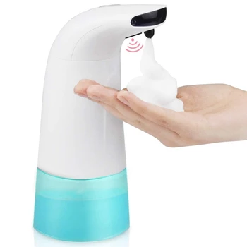 Автоматично дозиране система сапун обем 250 мл, безконтактен инфрачервен опаковка сапун за образуването на пяна, Ръчни дозатори за сапун на масата, автоматично