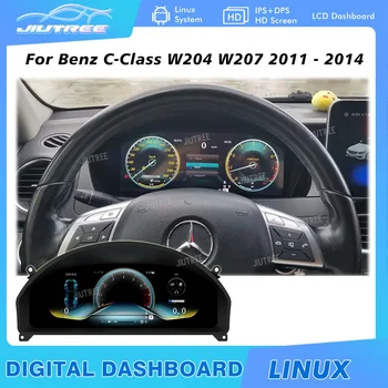 Автомобилен LCD Цифров Клъстер За Mercedes Benz E Coupe W207 C207 2010-2015 арматурното табло в Кабината за измерване на Скоростта на Мултимедия