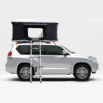 Автомобилна палатката на покрива на автомобил, 3-секунден хидравлична инсталация, Водоустойчив Оксфордския платно, ABS-черупки, алуминий и стомана, шатра на покрива, 4 сезон