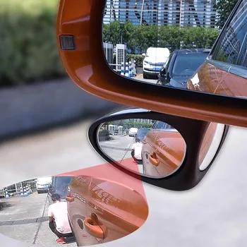 Автомобилно огледало за обратно виждане с сляп кухненски, двустранно малко кръгло огледало за Land Rover Range Rover/Evoque/Freelander/Discovery