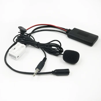 Автомобилно радио RD4, съвместима с Bluetooth музика, AUX Телефонно обаждане, микрофон микрофон, адаптер за Peugeot, Citroen 12Pin