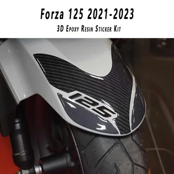 Аксесоари за мотоциклети защита Комплект от 3D стикери от епоксидна смола за Honda Forza 125 2021 2022 2023
