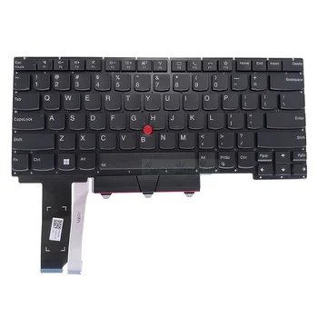 Американска Английска Клавиатура на Иврит С Подсветка за Lenovo E14 Type 20RA 20RB Клавиатура на Лаптоп ThinkPad V185920A V185920AS1 SN20U63595 Нова