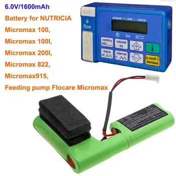 Батерия CS 1600mAh за помпа за хранене на NUTRICIA Flocare Micromax, Micromax 100, Micromax 100L, Micromax 200Л, 822, 915