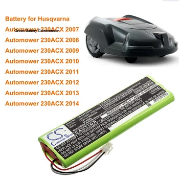 Батерия GreenBattery3000mAh за косачка Husqvarna 230ACX, Косачка 230ACX 2007/2008/2009/2010/2011/2012/2013/2014