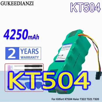 Батерия GUKEEDIANZI Висок Капацитет KT504 4250mAh За Haier T322 T321 T320 за Panda X500 X580 X60 Digital